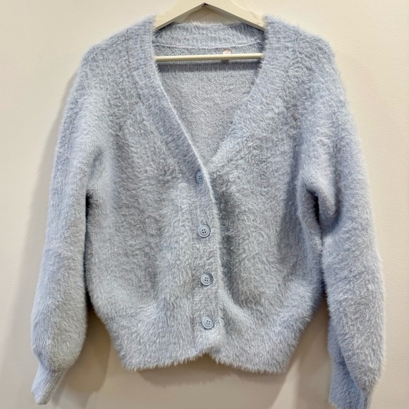 La Vie En Rose Soft Ice Blue Cardigan with excellent condition - Picture 4 of 7